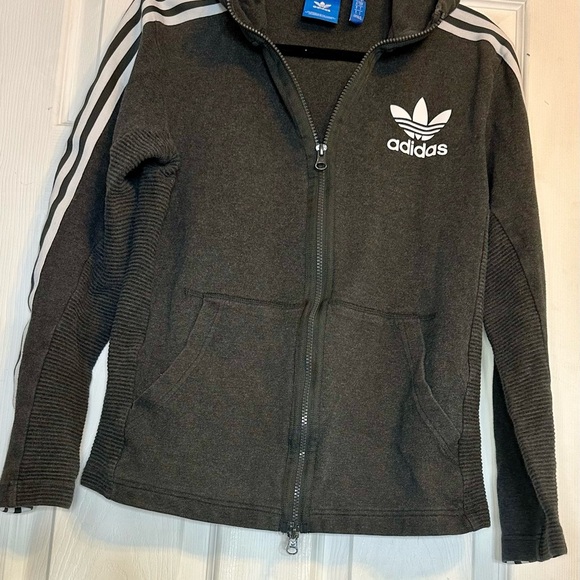 adidas Other - Adidas Gray and White Hoodie